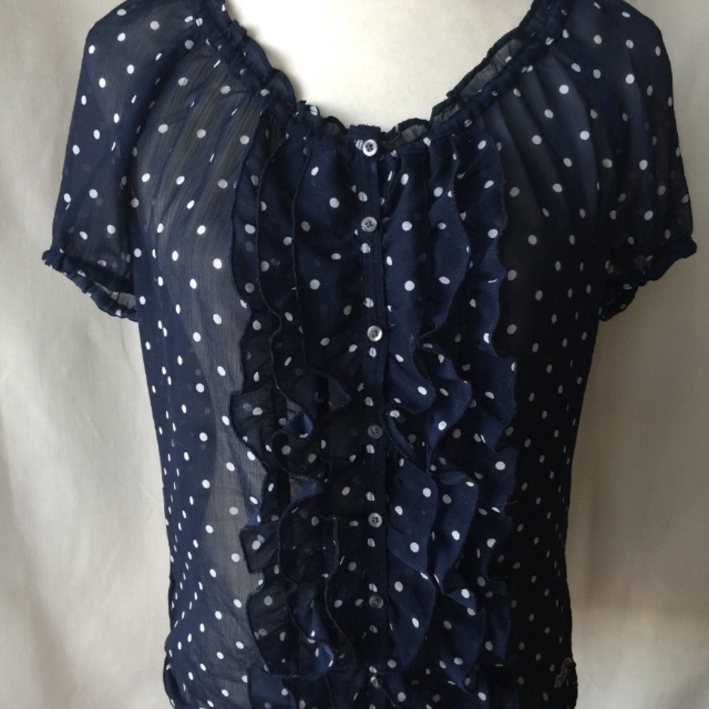 Hollister Polka Dot Blouse Women’s